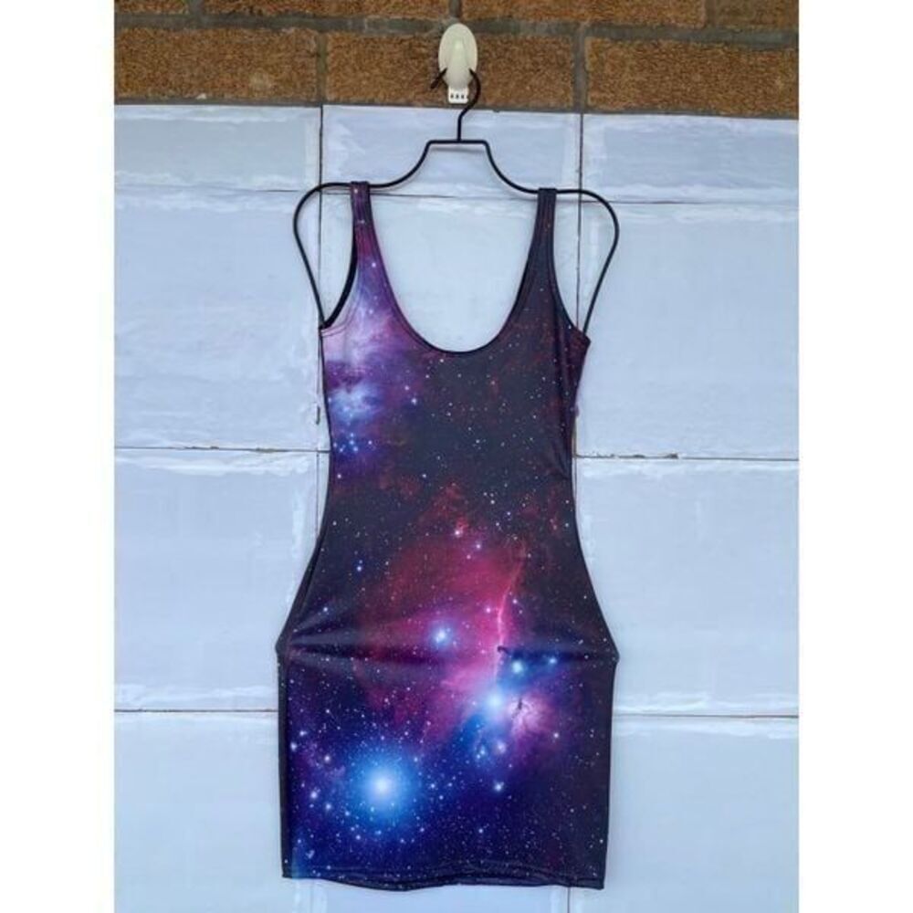 BlackMilk Purple Galaxy Minidress XS - Picture 5 of 9